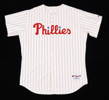 Carlos Ruiz Signed Philadelphia Phillies Jersey (JSA COA) 2008 World Champion