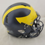 JIM HARBAUGH SIGNED MICHIGAN WOLVERINES SPEED AUTHENTIC HELMET BECKETT QR