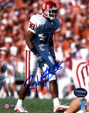 Roy Williams Autographed/Signed Oklahoma Sooners 8x10 Photo Prova 37711