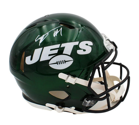 Sauce Gardner Signed New York Jets Speed Authentic NFL Hemet