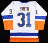 Billy Smith Signed New York Islanders Jersey (JSA COA) 4xStanley Cup Champion