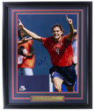 Mia Hamm Signed Framed 16x20 Team USA Soccer Photo PSA/DNA Hologram 5A49392