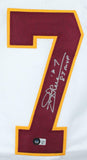 Joe Theismann Autographed White Pro Style Jersey w/83 MVP-Beckett W Hologram