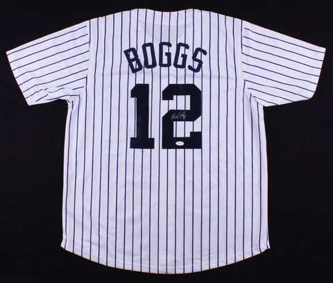 Wade Boggs New York Yankee Signed Jersey (JSA COA) 1996 World Series Champion 3B