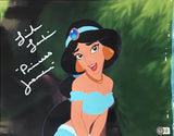 Linda Larkin Autographed/Signed Disney Aladdin Jasmine 11x14 Photo Beckett 46860