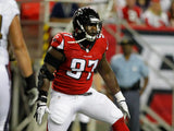 Jessie Tuggle Signed Atlanta Falcons Jersey (JSA COA) 5xPro Bowl Linebacker