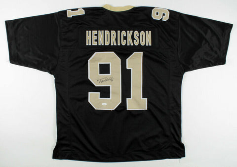 Trey Hendrickson Signed Saints Jersey (JSA Hologram) 2017 3rd Round Pick D.E.