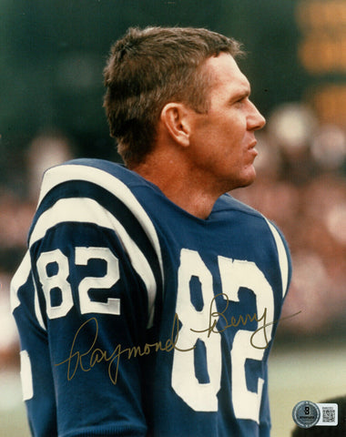 Raymond Berry Autographed Baltimore Colts 8x10 Photo Beckett 47739