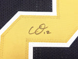 NEW ORLEANS SAINTS CHRIS OLAVE AUTOGRAPHED BLACK JERSEY BECKETT WITNESS 230050