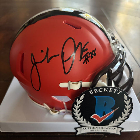 Jeremiah Owusu-Koramoah Autographed Signed Cleveland Browns Mini Helmet Beckett