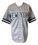 Don Larsen Signed New York Yankees Road Jersey Inscribed "1956 WS MVP" (JSA COA)