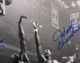 Wilt Chamberlain & Bill Russell Autographed Framed 16x20 Photo Gem Auto Beckett