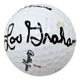 Jack Nicklaus Tom Watson Lou Graham Signed Bobby Jones Golf Ball BAS LOA