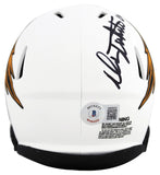 Arizona State Danny White "CHOF '97" Signed Lunar Speed Mini Helmet BAS Witness