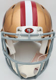 TREY LANCE AUTOGRAPHED 49ERS GOLD FULL SIZE SPEED HELMET BECKETT 194739