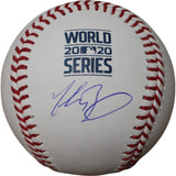 Mookie Betts Autographed/Signed Los Angeles Dodgers OML 20 WS Baseball FAN 46905