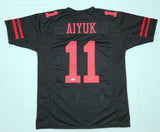 Brandon Aiyuk Signed San Francisco 49ers Pro Style Black Jersey Beckett