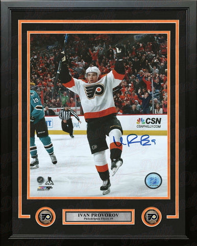 Ivan Provorov Celebration Flyers Autographed Signed 16x20 Framed Photo JSA