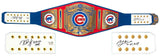 Kris Bryant & Ben Zobrist Signed Cubs WWE F/S Auth Wrestling Belt w/MVP (SS COA)