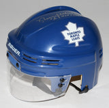 Norm Ullman Signed Maple Leafs Mini-Helmet Inscribed "HOF 1982" (JSA COA)