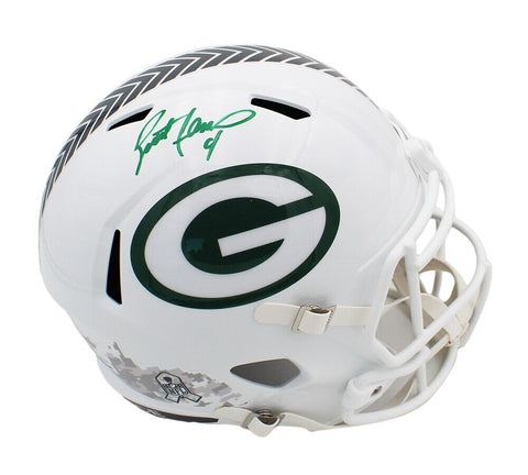 Brett Favre Signed Green Bay Packers Speed FS Salute to Service 3 NFL Helmet