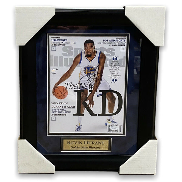 Kevin Durant Signed Autographed Custom Framed SI Cover JSA