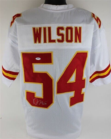 Damien Wilson Signed Kansas City Chiefs Jersey /PSA/DNA COA Super Bowl LIV Champ