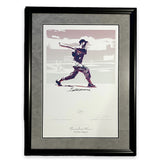 Ted Williams Signed Autographed Print Framed HC 12/12 Beninati COA