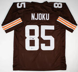 David Njoku Signed Browns Jersey (Beckett) 2017 Cleveland 1st Round Draft Pick