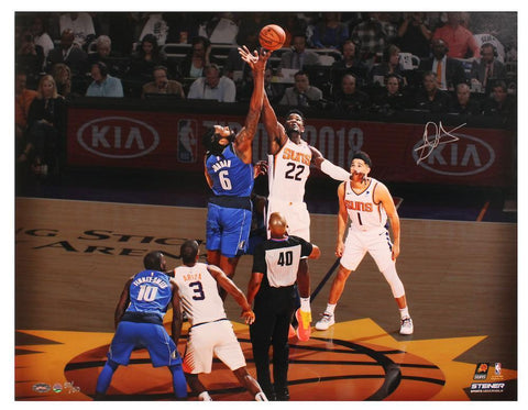 DEANDRE AYTON Autographed Phoenix Suns 16"x20" "Tip Off" Photograph GDL LE 50/50