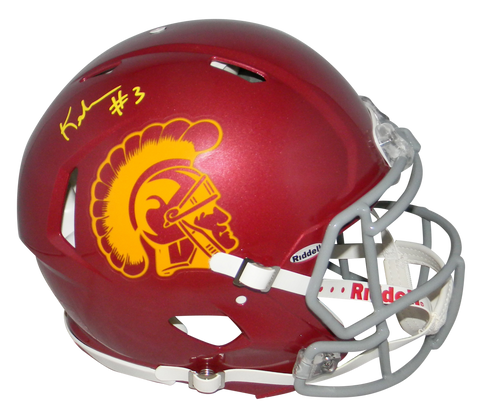 KEYSHAWN JOHNSON AUTOGRAPHED USC TROJANS FULL SIZE SPEED AUTHENTIC HELMET JSA