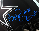 Ezekiel Elliott Autographed Cowboys F/S Eclipse Authentic Helmet- Beckett W Auth