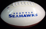 KENNY EASLEY AUTOGRAPHED WHITE LOGO FOOTBALL SEATTLE SEAHAWKS PSA/DNA ITP 28261