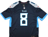 Will Levis Autographed Tennessee Titans Nike Blue Game Jersey - Fanatics *Black