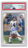 Brad Johnson Signed Vikings 1997 Leaf Trading Card #23 - (PSA Encapsulated)