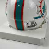 Autographed/Signed Tyreek Hill Miami Dolphins Mini Helmet Beckett BAS COA