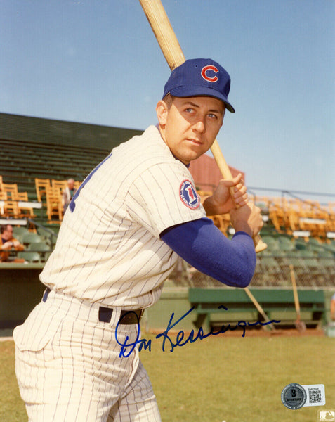 Don Kessinger Autographed Chicago Cubs 8x10 Photo Beckett 45234