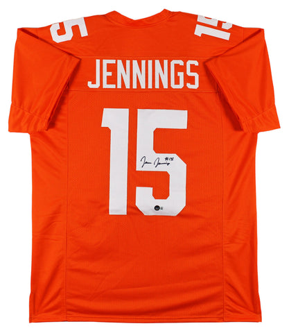 Tennessee Jauan Jennings Authentic Signed Orange Pro Style Jersey BAS Witnessed