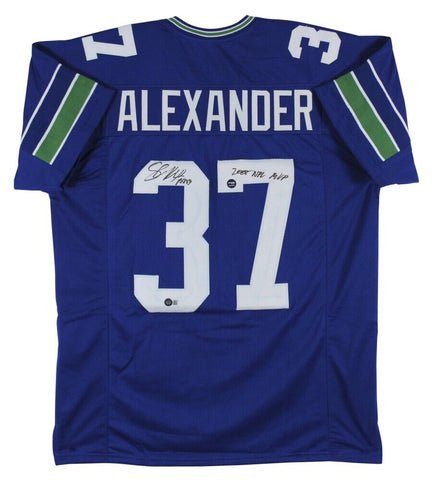 Shaun Alexander Signed Seattle Seahawks Jersey Inscribed "2005 NFL MVP"(Beckett)