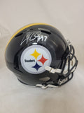 CAM HEYWARD SIGNED PITTSBURGH STEELERS F/S SPEED REP HELMET BECKETT QR