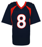 Kyle Orton (BRONCOS) Signed Navy & Orange Custom Football Jersey -(SCHWARTZ COA)