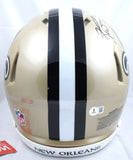 Ricky Williams Signed Saints F/S Speed Authentic Helmet SWED - Beckett W Holo