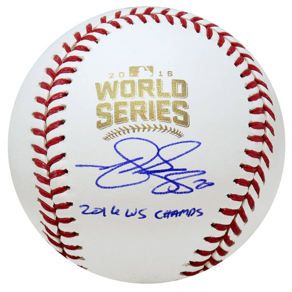 Cubs MATT SZCZUR Signed 2016 World Series Baseball w/2016 WS Champs - SCHWARTZ