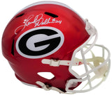 HERSCHEL WALKER AUTOGRAPHED GEORGIA FLASH FULL SIZE SPEED HELMET BECKETT 202153