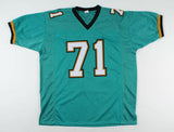 Tony Boselli Signed Jaguars Jersey (JSA Holo) Jacksonville's 1st Ever Draft Pick