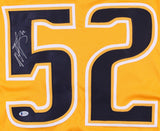 Matt Irwin Signed Predators Jersey (Beckett COA) Playing career 2010-present