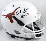 Earl Campbell Signed Longhorns F/S Schutt Helmet w/HT 77- Beckett W Hologram