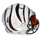 Joe Burrow / Ja'Marr Chase Autographed Alt. Authentic Helmet Fanatics / Beckett