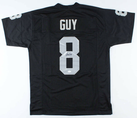 Ray Guy Signed Los Angeles Raiders Jersey (JSA COA) 7xPro Bowl Punter / HOF 14