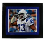 Dwight Freeney Signed Indianapolis Colts Framed 16x20 NFL Photo